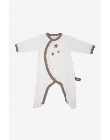 Baby-Pyjama aus weißer...