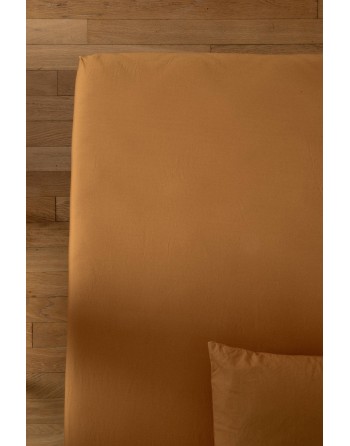 Fitted sheet in washed...