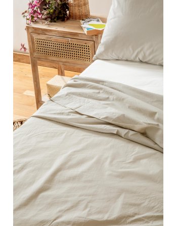 Adult flat sheet in washed...